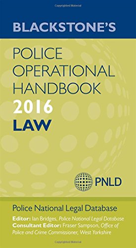 Imagen de archivo de Blackstone's Police Operational Handbook 2016: Police National Legal Database (PNLD) a la venta por WorldofBooks