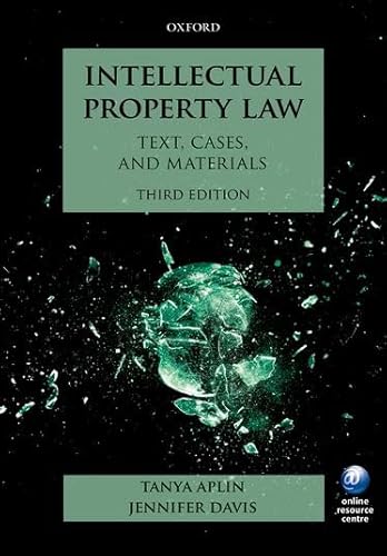 Beispielbild fr Intellectual Property Law: Text, Cases, and Materials 3/e zum Verkauf von WorldofBooks