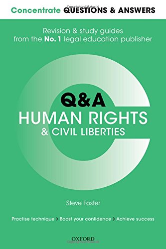 9780198745174: Concentrate Questions and Answers Human Rights and Civil Liberties: Law Q&A Revision and Study Guide