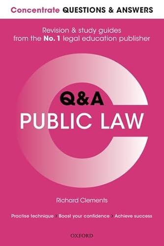 Beispielbild fr Concentrate Questions and Answers Public Law: Law Q&A Revision and Study Guide (Concentrate Law Questions & Answers) zum Verkauf von WorldofBooks