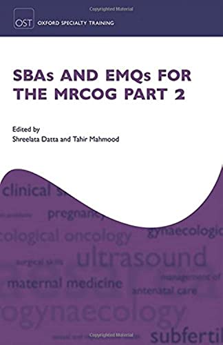 Stock image for SBAs and EMQs for the MRCOG Part 2 for sale by Better World Books Ltd