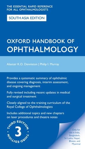 Beispielbild fr Oxford Handbook of Ophthalmology zum Verkauf von Majestic Books