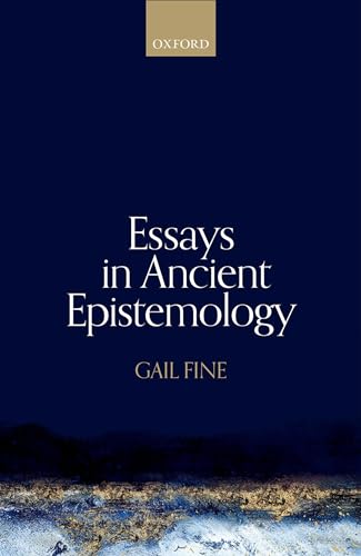 Beispielbild fr Essays in Ancient Epistemology zum Verkauf von Blackwell's
