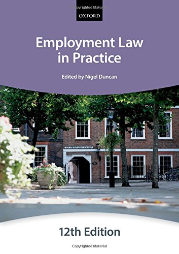 Imagen de archivo de Employment Law in Practice a la venta por Better World Books Ltd