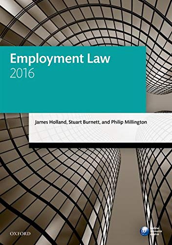 Beispielbild fr Employment Law 2016 zum Verkauf von Better World Books Ltd