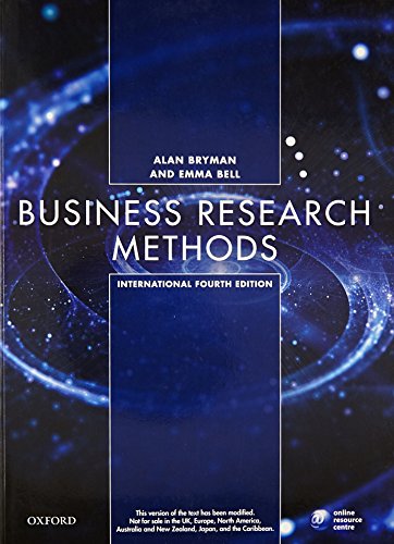 Stock image for Business Research Methods, 4 Ed for sale by WorldofBooks