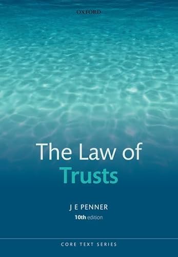 Imagen de archivo de The Law of Trusts 10/e (Core Texts Series) a la venta por WorldofBooks