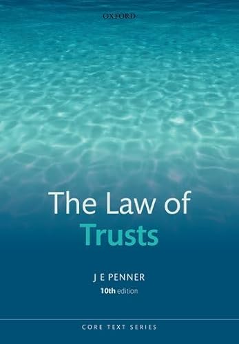 Stock image for The Law of Trusts 10/e (Core Texts Series) for sale by Bahamut Media