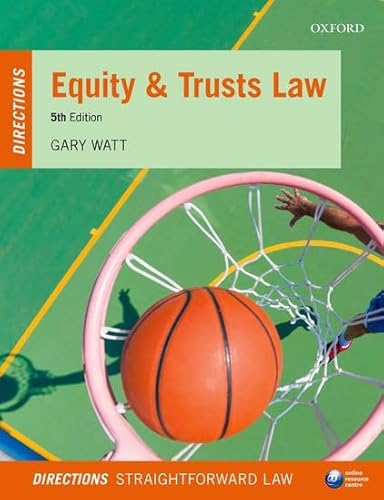 Imagen de archivo de Equity & Trusts Law Directions 5/e (Directions series) a la venta por WorldofBooks