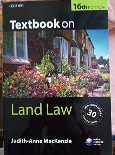 Stock image for Textbook on Land Law 16/e for sale by AwesomeBooks