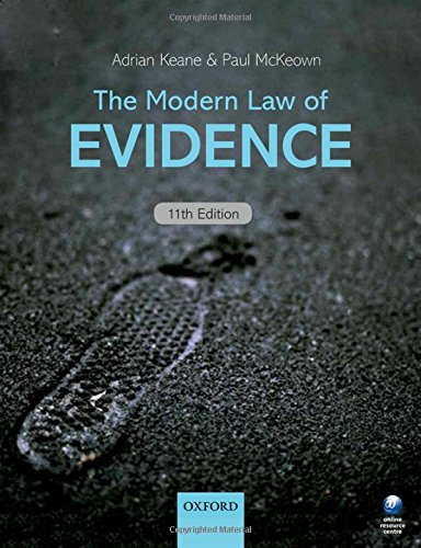Beispielbild fr The Modern Law of Evidence zum Verkauf von AwesomeBooks