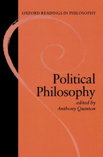 Beispielbild fr political philosophy zum Verkauf von Antiquariat Walter Nowak