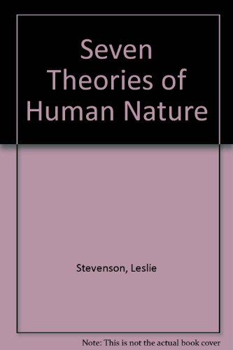 Imagen de archivo de Seven Theories of Human Nature a la venta por W. Lamm