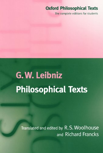 Stock image for Philosophical Texts. ; (Oxford Philosophical Texts) for sale by J. HOOD, BOOKSELLERS,    ABAA/ILAB