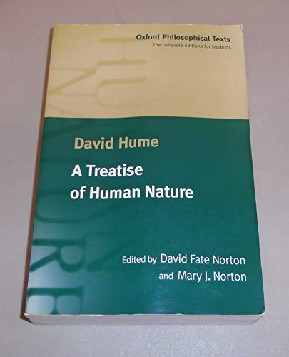 Beispielbild fr A Treatise of Human Nature (Oxford Philosophical Texts) zum Verkauf von Ergodebooks