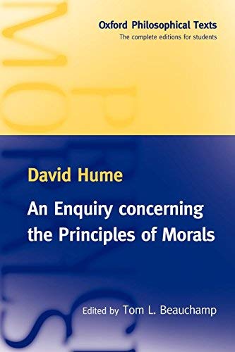 9780198751854: An Enquiry Concerning the Principles of Morals (Oxford Philosphical Texts)