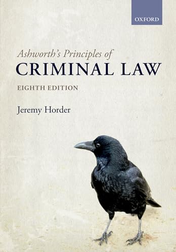 Beispielbild fr Ashworths Principles of Criminal Law zum Verkauf von Reuseabook