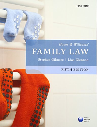 Beispielbild fr Hayes & Williams' Family Law zum Verkauf von AwesomeBooks