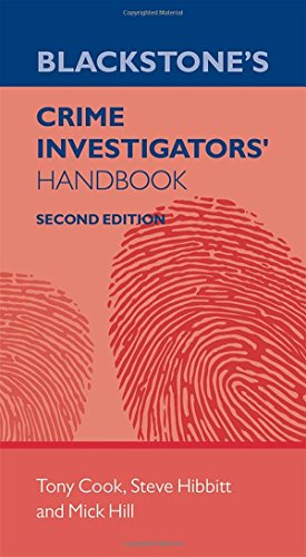 9780198753605: Blackstone's Crime Investigators' Handbook
