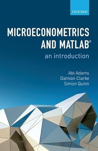 9780198754503: Microeconometrics and MATLAB: An Introduction
