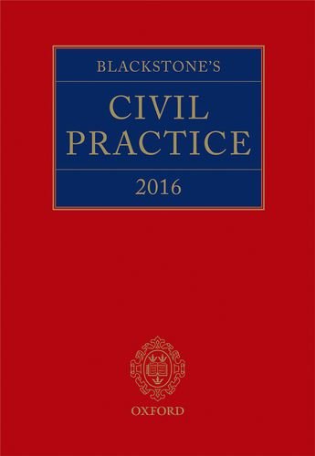 9780198757597: Blackstone's Civil Practice 2016