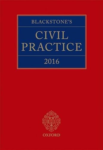 9780198757597: Blackstone's Civil Practice 2016