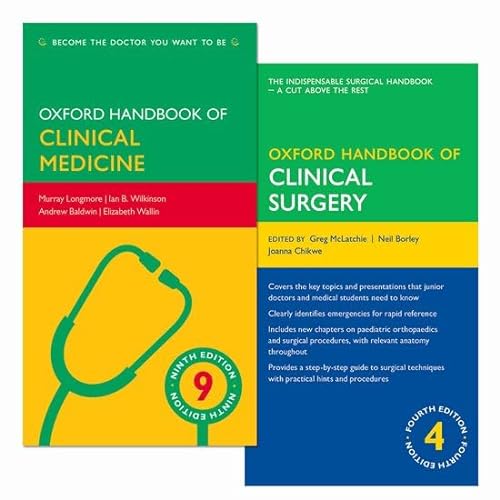 Stock image for Pack of Oxford Handbook of Clinical Medicine 9e and Oxford Handbook of Clinical Surgery 4e (Pack) for sale by Iridium_Books