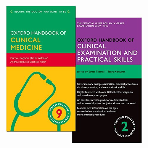 Imagen de archivo de Pack of Oxford Handbook of Clinical Examination and Practical Skills 2e and Oxford Handbook of Clinical Medicine 9e (Pack) a la venta por Iridium_Books