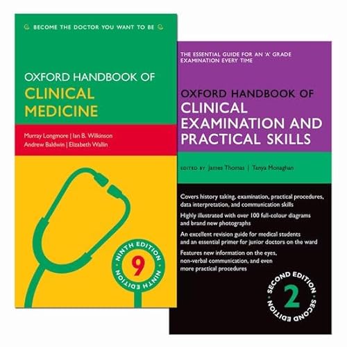 Stock image for Pack of Oxford Handbook of Clinical Examination and Practical Skills 2e and Oxford Handbook of Clinical Medicine 9e (Pack) for sale by Iridium_Books