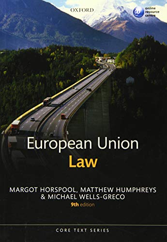 Beispielbild fr European Union Law 9/e (Core Texts Series) zum Verkauf von AwesomeBooks