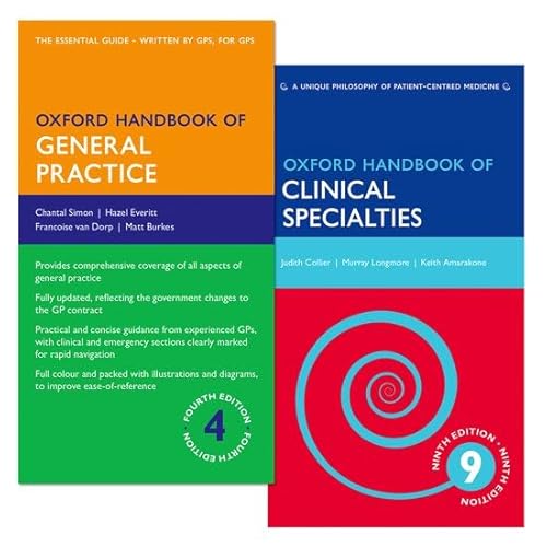 Beispielbild fr Pack of Oxford Handbook of Clinical Specialties 9e and Oxford Handbook of General Practice 4e (Pack) zum Verkauf von Iridium_Books