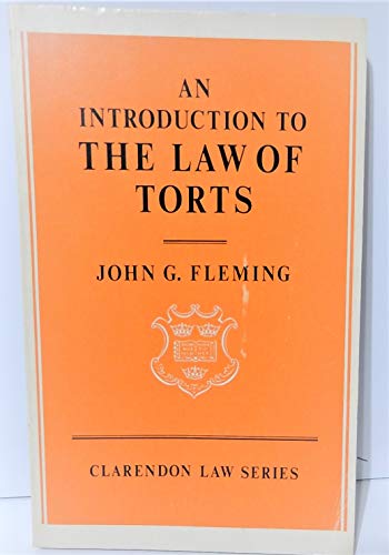 9780198760795: Introduction to the Law of Torts