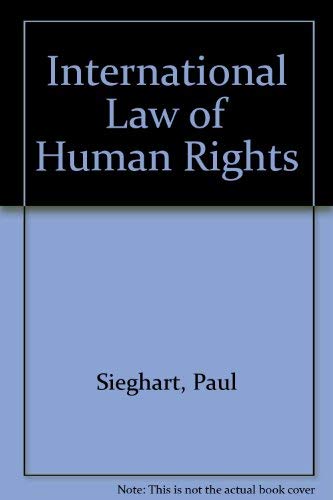 Beispielbild fr The International Law of Human Rights zum Verkauf von Better World Books