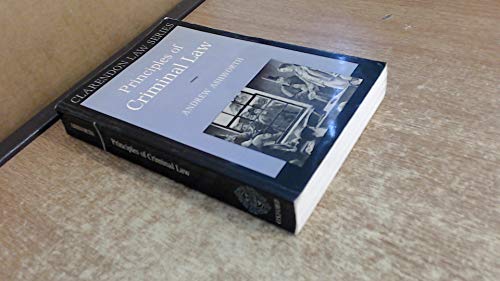 Beispielbild fr Principles of Criminal Law (Clarendon Law Series) zum Verkauf von WorldofBooks