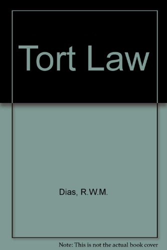 9780198761501: Tort Law