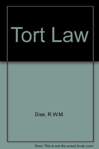 Stock image for Tort Law for sale by Shadow Books