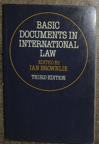 Stock image for Basic Documents in International Law for sale by Wonder Book