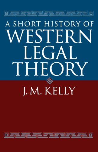 Beispielbild fr A Short History of Western Legal Theory zum Verkauf von Better World Books