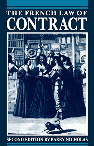 9780198762560: The French Law of Contract