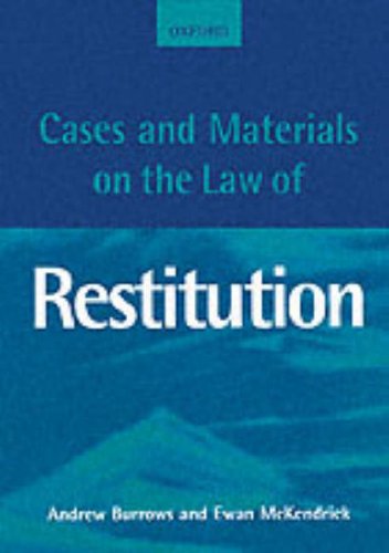 Stock image for Cases and Materials on the Law of Restitution for sale by WorldofBooks