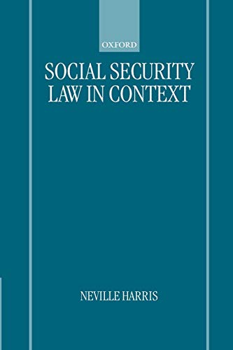 Stock image for Social Security Law in Context for sale by WorldofBooks