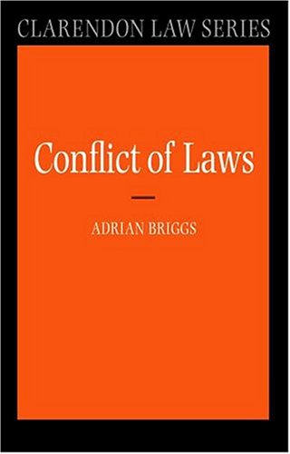 Imagen de archivo de The Conflict of Laws (Clarendon Law Series) a la venta por WorldofBooks