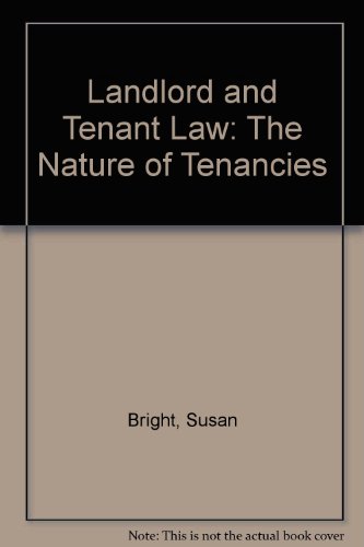 Stock image for Landlord and Tenant Law: The Nature of Tenancies for sale by WorldofBooks
