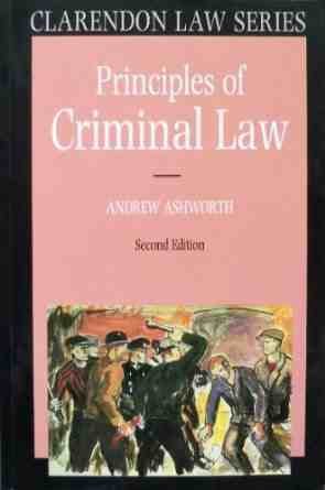 Stock image for Principles of Criminal Law (Clarendon Law Series) for sale by Wonder Book
