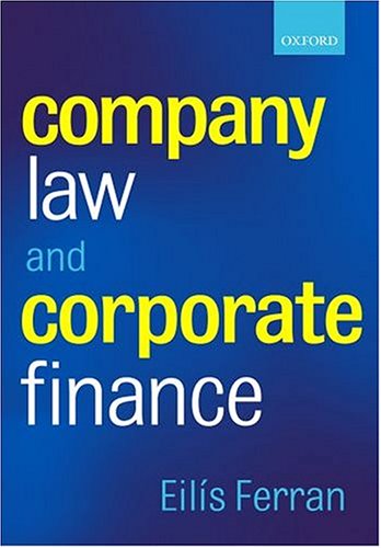9780198763932: Company Law and Corporate Finance