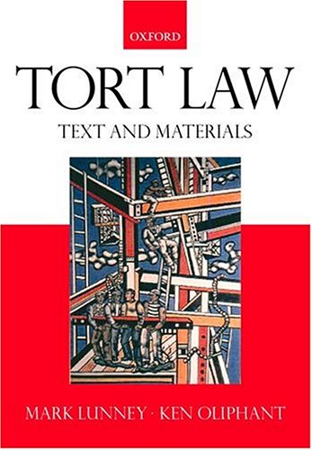 Beispielbild fr Tort Law: Text, Cases and Materials zum Verkauf von WorldofBooks