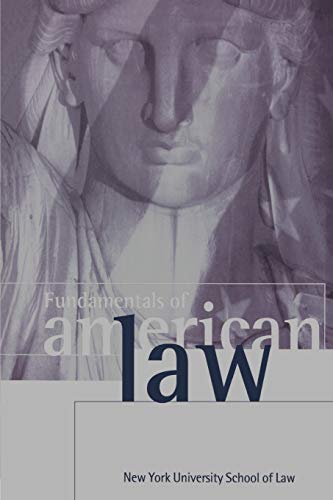 9780198764052: Fundamentals of American Law: New York University School of Law