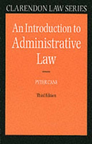 Stock image for An Introduction to Administrative Law (Clarendon Law Series) for sale by WorldofBooks