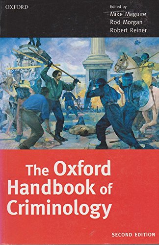 Stock image for The Oxford Handbook of Criminology for sale by Anybook.com