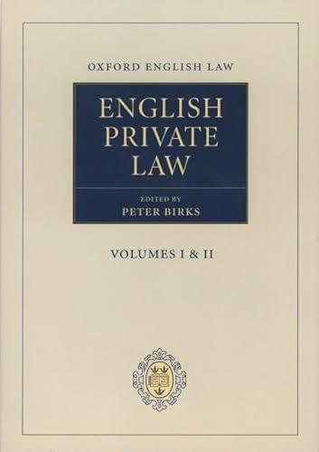 English Private Law (Oxford English law)